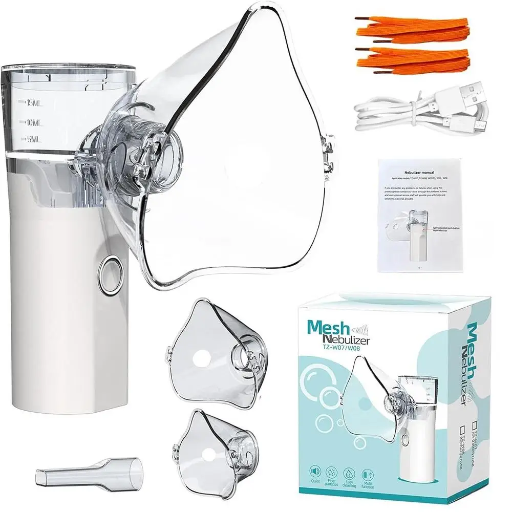 Portable Handheld Humidifier, USB Rechargeable Humidifier with 450mAh Built-in Battery, Household Appliances for Home, Office and Travel Use