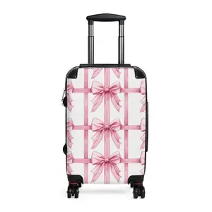 Alivia Bow Luggage in Pink