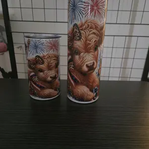 Red White and Blue Tumbler - Fun Drinkware for Everyday Use - Bottle