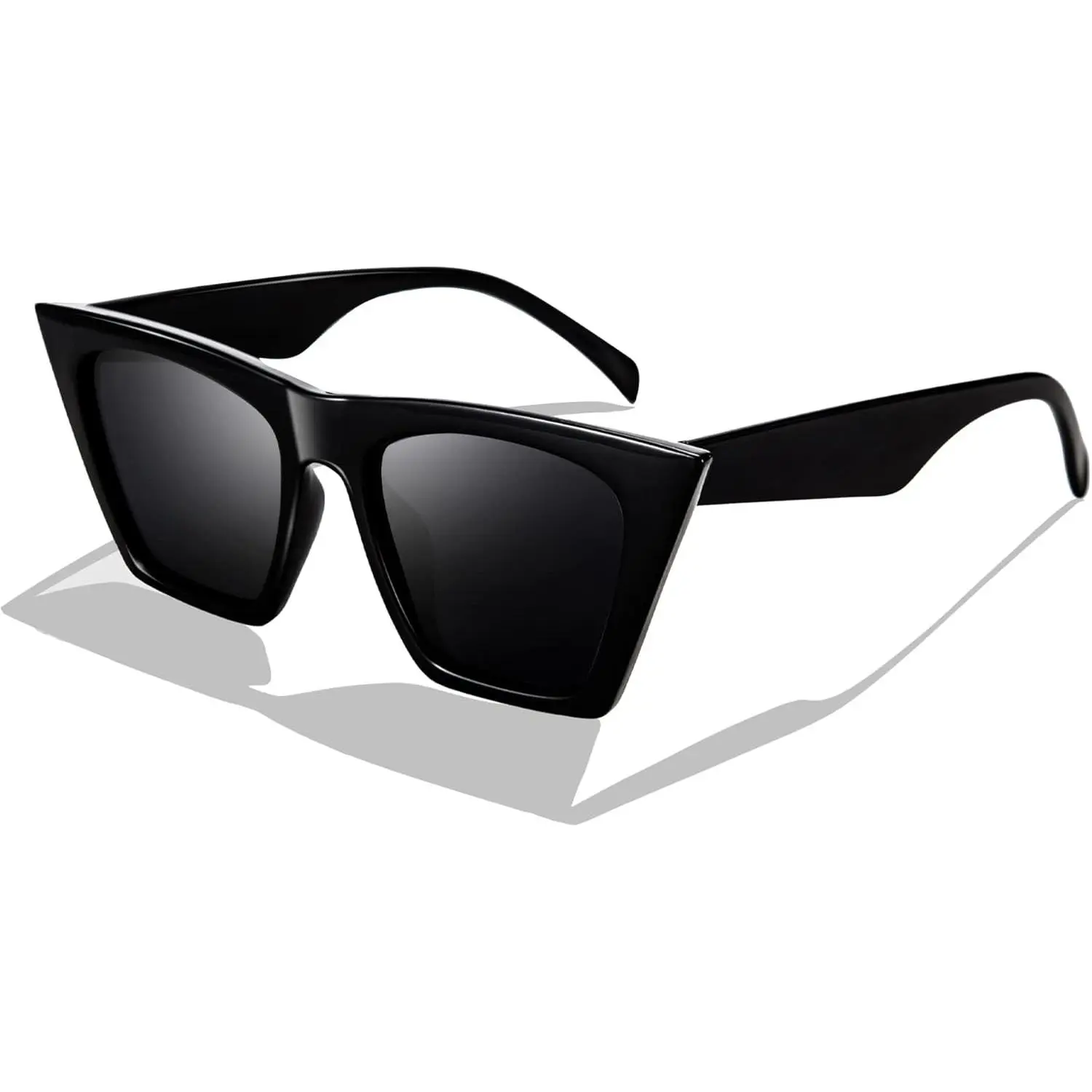 EyeconicFinds Vintage Square Cat Eye Sunglasses Women Trendy Cateye Sunglasses B2473