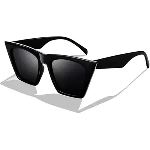 EyeconicFinds Vintage Square Cat Eye Sunglasses Women Trendy Cateye Sunglasses B2473