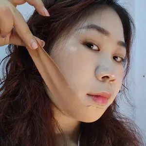 3pcs Soft Stretchable V-Shaped Facial Patch Suitable for Chin Lifting, Jawline Enhancer, Facial Training Strap for Jaw & Neck Tightening, Non- Volumizing Device for Men & Women, All Skin Types, Facial Tools, Face Jawline Shaper