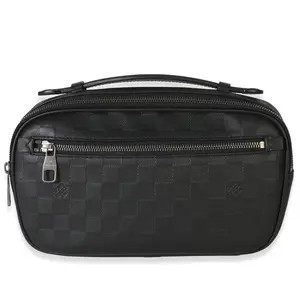 Black Damier Infini Ambler Belt Bag