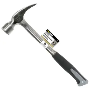 Pro-Grade 61347 28 oz Framing Hammer with Solid Steel Milled Face Gel Grip