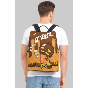 Melted Madness. (Leather Daypack)