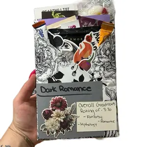 Blind date with a book + stickers and a drink mix!