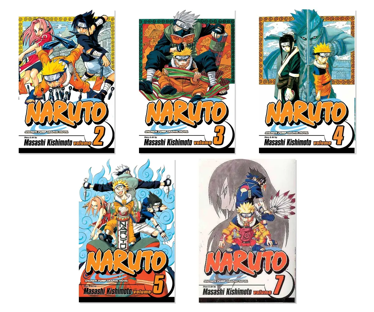Naruto Classic Manga 5-Book Collection - Essential Volumes - Paperback