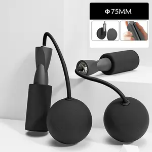 Weighted jump rope, cordless jump rope, smart jump rope, unisex, high-intensity interval training, cardio exercise, adjustable weight ball, home gym fitness training