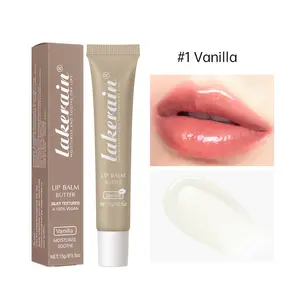 4pcs Lip Butter Balm, Hydrating Lip Balm with Sheer Tint, Plumps Moisturizing Hydrating Lip Mask, Vegan Non-Sticky Lip Glowy Balm for Instant Moisture, Shine, & Soothing Lip Care