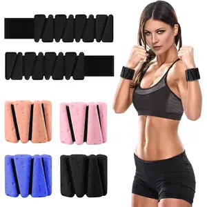 Wrist Weights Set of 2, Adjustable Wrist Ankle Weights for Women and Men, Silicone Weighted Bangles for Walking Yoga Pilates Running Dance Gym 2lb