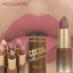 6pcs/set Matte Brown Lipstick, Colored Lip Oil, Long-lasting & Waterproof, Autumn and Winter Use, Caramel Brown, Non-stick Cup, Perfect Holiday Gift for Women, Makeup