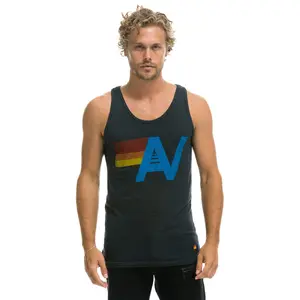 MEN'S LOGO TANK - CHARCOAL