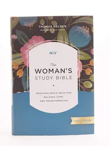 NIV The Woman's Study Bible, Hardcover Full-Color Christianity Book for Female-Focused Studying - Gain Insight, Strengthen Faith, Receive God's Truth for Balance