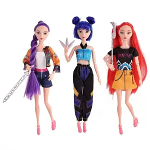 New Year Gift Musical Theme Doll with Instrument Accessories, 11.5 Inch Jointed Doll, Christmas Gift, Birthday Present