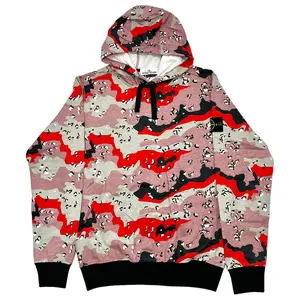 Stone Island Artcol Hooded Sweatshirt Red Desert Camo