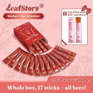 LeafStory Yerba + Apple Vinegar Reset Jelly（7 Sticks/17 Sticks) : Mixed Berry Flavor, Support Digestion, Gut Health, and Metabolism, Debloat, Natural Ingredients , Sugar-Free, Gluten-Free, Non-GMO, Gelatin-Free-S1