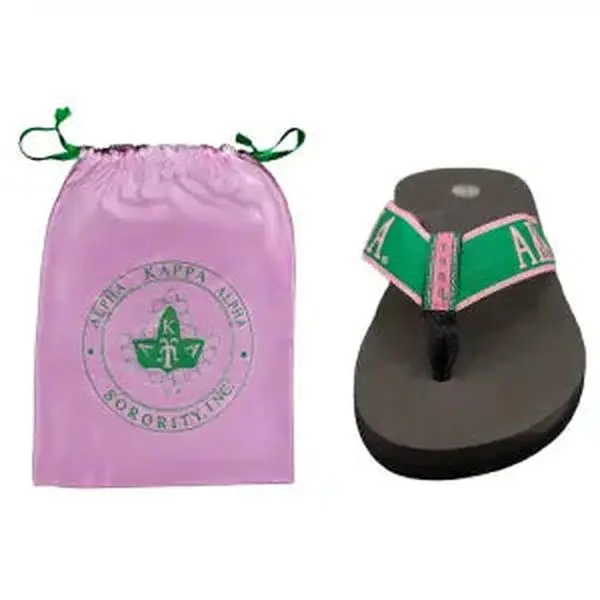 Alpha Kappa Alpha Thong Flip Flops Alpha Kappa Alpha Thong Flip Flops