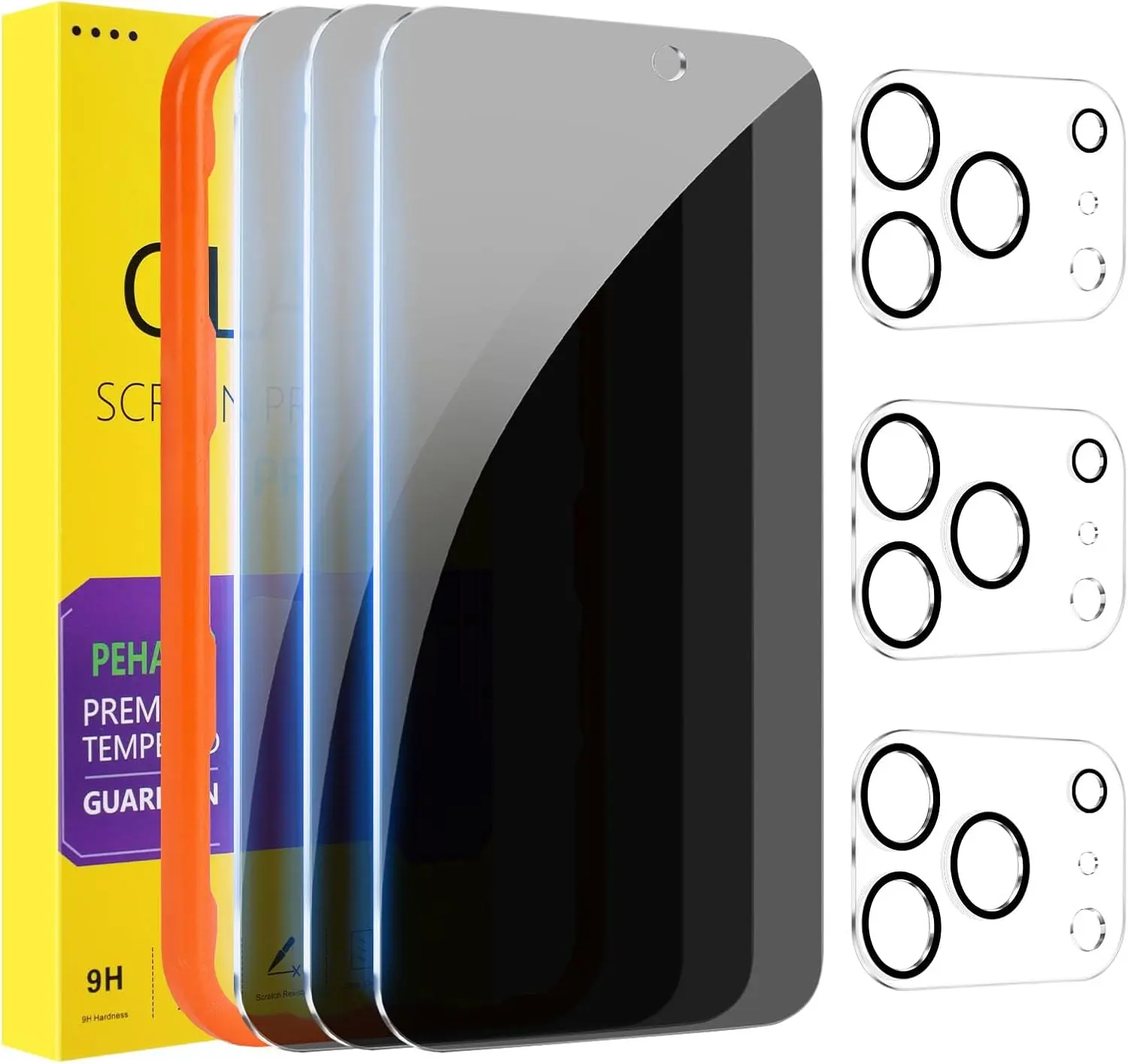 Iphone 17 Pro Privacy Screen Protector+Camera Lens Protector Generic