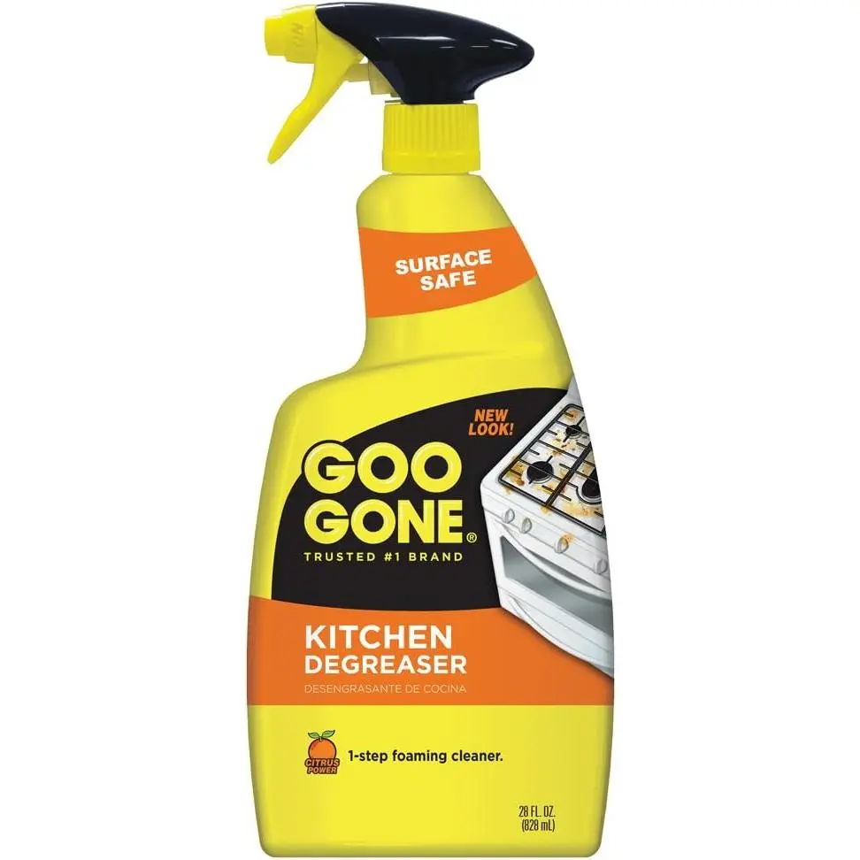 Goo Gone Kitchen Degreaser - Removes Kitchen Grease, Grime and Baked-on Food - 28 Fl. Oz. Household cleaning