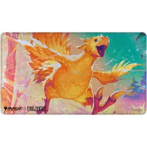 Ultra Pro Final Fantasy x Universes Beyond Traveling Chocobo (Golden) Holofoil Playmat for Magic: The Gathering
