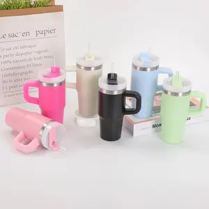 New 14oz Second Generation Car Cup, Outdoor Portable Sippy Handle Ice Master Cup, Double-Layer Vacuum Insulated Cup Drinkware Drinkware Flasks Flasks Bottled Tumbler Water Bottles Water Bottles Mug