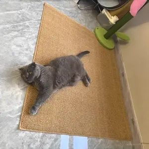 Anti-Scratch Cat Scratching Pad, Durable Sisal Pet Mat, Non-Slip Stable, All-Season Use, Perfect for Cats, Long-Lasting Scratch Resistance