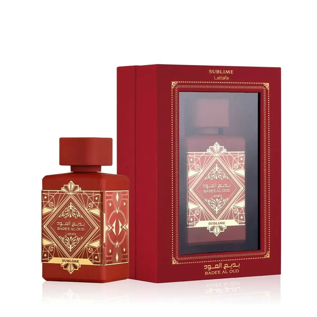 Lattafa Badee Al Oud Sublime Eau de Parfum - Unisex Arabic Edp Liquid Perfumes, Long-Lasting with Fruity, Woody, Vanilla Notes, 3.4 fl oz Single Item