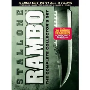 Rambo: The Complete Collector’s Set  [DVD Video Disc] Gift Set, Subtitled, Widescreen, Ac-3/Dolby Digital, , Dolby, Checkpoint, Sensormatic
