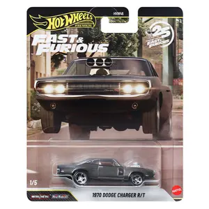 Fast & Furious 2026, 1970 Dodge Charger R/T, Chase, Includes Clear Protector, 1:64 Scale, Diecast Model Car