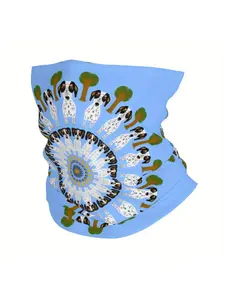 Animal Circle Scarf Neckerchief Neck Face Mask Polyester
