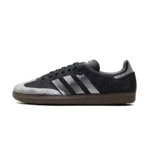 Adidas Samba OG 'Black Silver Rhinestones' Women's Perfect Fashion Footwear Statement Shoe All Seasons Durable Walking Everyday Shoe Girl
