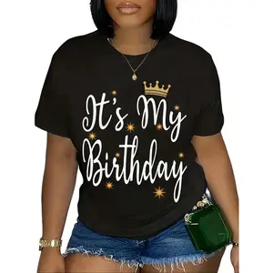 100% Cotton It's My Birthday B-Day Party Cool Birthday Squad Happy B-Day T-Shirt