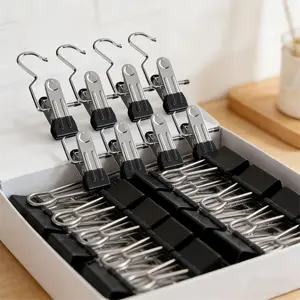 Closet Boot Rack, Laundry Hangers with Clips, Boot Hanging Clips, Space-Saving Portable Travel Clips, Hangers for Pants, Hats, Socks & Gloves