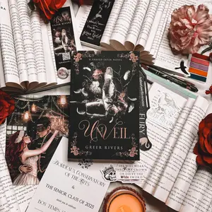 Unveil by Greer Rivers Spicy Dark Romance Box Magnets, Stickers, Pens, and More - Paperback Edition