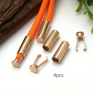 4pcs Cord clips - secure fastening for shoelaces, straps, pants, bags, hoodies - adjustable, ideal for DIY crafts, clothing, and cable organization