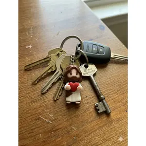 Christian Jesus Keychain — Faith Gift for Women & Men