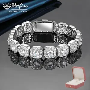 Tennis Bracelet for Men Women Cuban Bracelet 12MM Wide Iced Out Chain Flip Bracelet with Giftbox