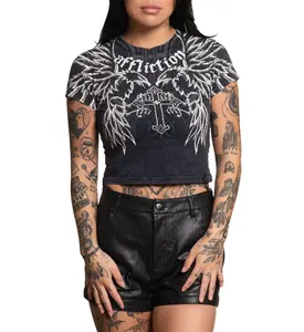 Affliction Women's T-shirt Seismic Empire