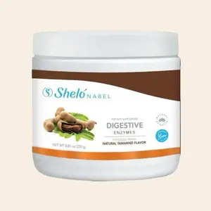 Shelo Nabel Digestive Enzymes 250g - Sabor Tamarindo for Healthy Digestion & Absorption of Proteins - Natural Extracts Healthcare Vitamin Fiber Fitness Bathroom Dietary