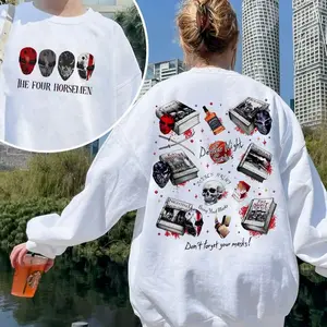 Devil's Night T-Shirt, The Four Horsemen Bookish Sweatshirt, Thunder Bay Hoodie, Masked Men Dark Romance Merch, Smut Lover Tee, Gift for Bookworms & Romance Readers TYR