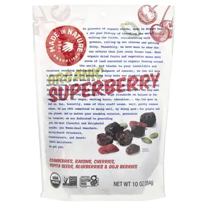Made in Nature Organic Superberry, Cranberries, Raisins, Cherries, Peptia Seeds, Blueberries & Goji Berries, 10 oz (284 g)