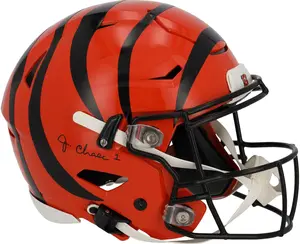 Ja'Marr Chase Cincinnati Bengals Autographed Riddell Speed Flex Authentic Helmet - Fanatics Authentic Certified