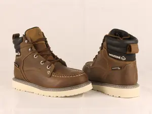 Wolverine Men's Trade Wedge 6" Moc Toe Construction Boot