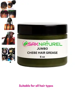 CHEBE HAIR GREASE Rosemary Fenugreek Hair Growth oil - Long Hair - Thick Hair -  Hair Growth - Ayurverdic Hair growth oil - Rosemary Hair Oil - Hibiscus Hair growth oil - Indian Hair Growth oil - Chebe Hair Growth Oil Organic - Herbal Haircare Peppermint