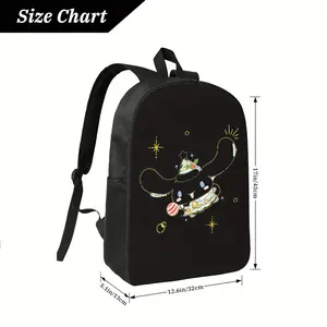 Sanrio Anime Backpack - Large Capacity, Adjustable Shoulder Straps, Lightweight & Durable, Cute Anime Character Design with Secure Zipper Closure, Spacious Interior Compartment - Perfect for School, Travel, Work - Ideal Gift for Anime Fans, Backpack for S