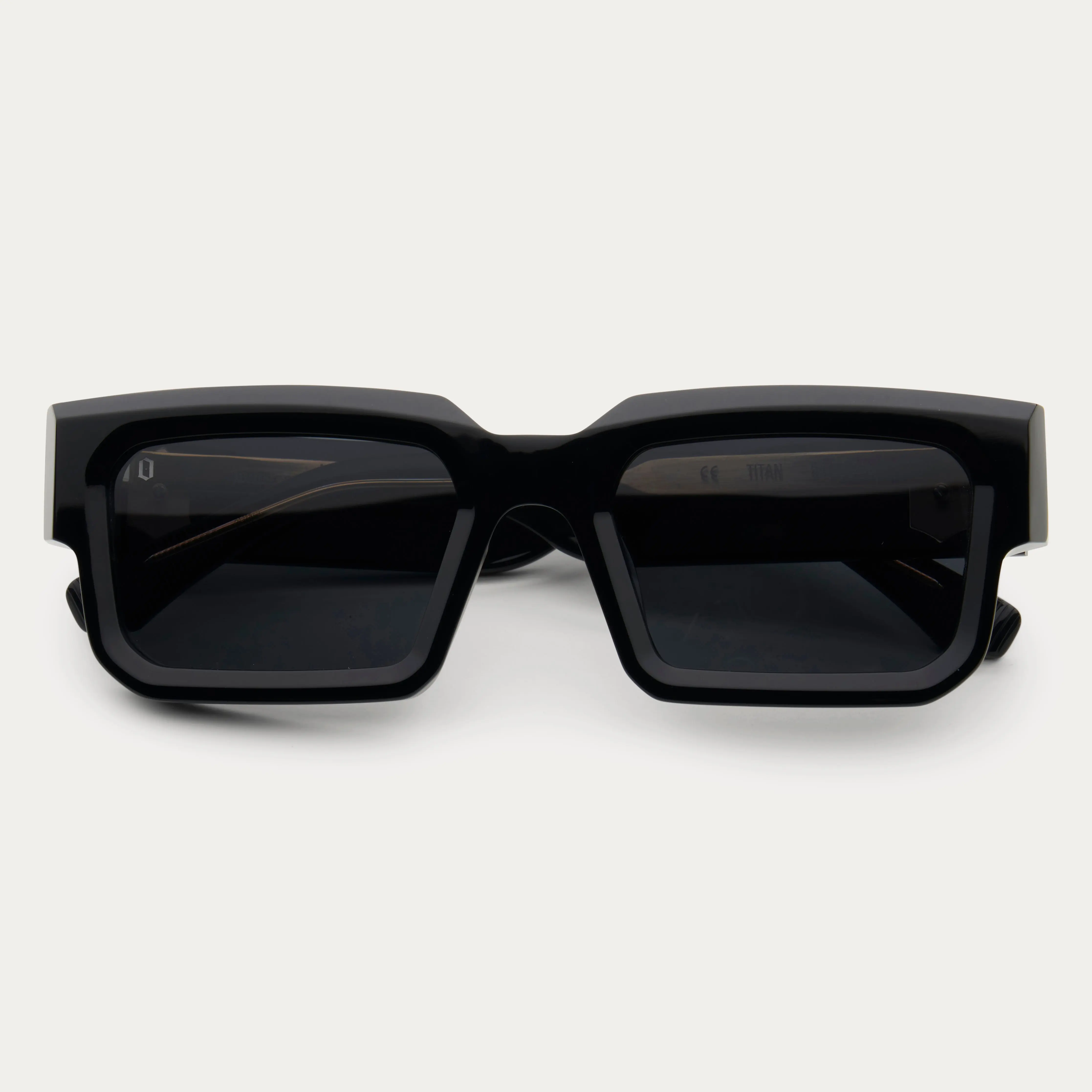 James Oro Black Titan Acetate Sunglasses James Oro Black Titan Acetate Sunglasses