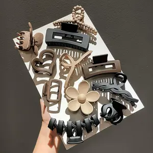 11PCS High-End Shark Hair Clips for Women – Frosted Design for Back Head Styling Stylish & Durable Hair Accessories Perfect for Everyday Wear & Elegant Hairstyles