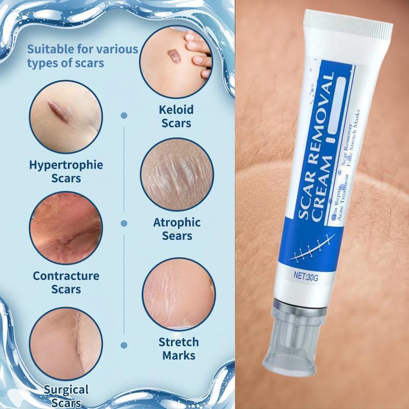2 Scar Removal Cream 30g Silicone Gel for Surgical & Keloid Scars All-Natural Ingredients Gentle Formula for Sensitive Skin Lightweight Breathable Universal Compatibility