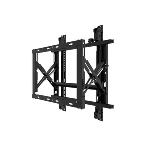 Canlarriz 55-inch Pop-Out Video Wall Mount Vertical Bracket, Steel Wide VESA Range and Screen Leveling with Micro Adjustment Arms- Commercial Series, Max Weight 110 Lbs