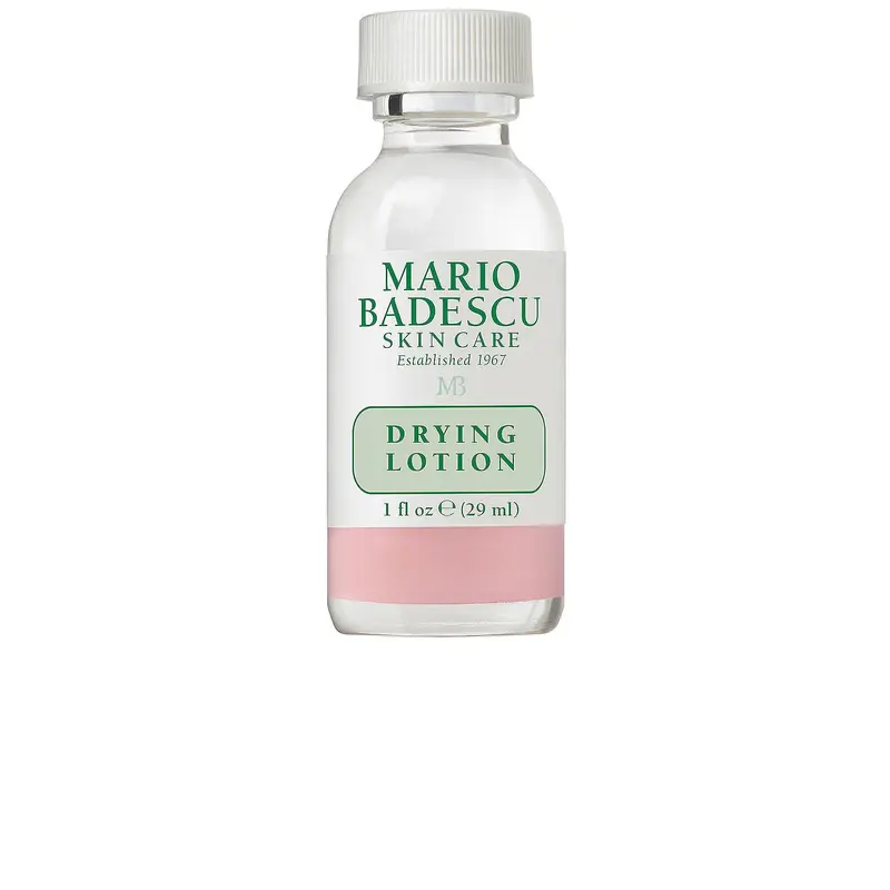 Mario Badescu Drying Lotion - 29ml Unscented Vegan Acne Treatment, Surface Clarifying Skincare Solution for Sensitive & All Skin Types, Before-Bed Bottle Application